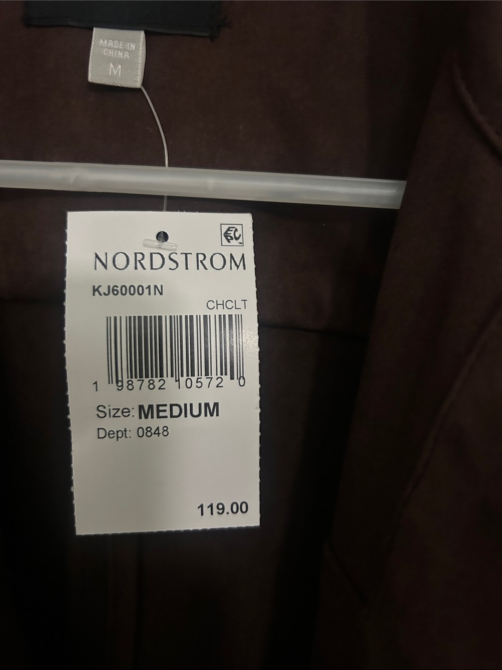 Kut from the Kloth Chocolate Brown Suede Button Jacket - Picture 2 of 4